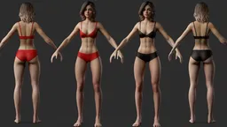 Lingerie Woman Character Underwear