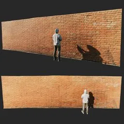 Brick Wall Photo Scan
