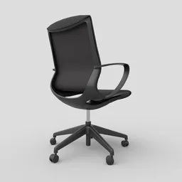 Modern Office Chair LP PBR4K Black-Black