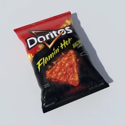 Doritos Flaming Hot Chips Bag