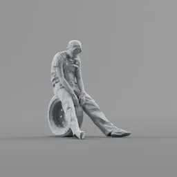 Lowpoly Car Mechanic