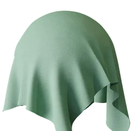 Light Green Suede Leather