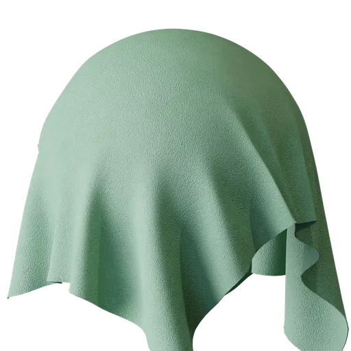 Light Green Suede Leather