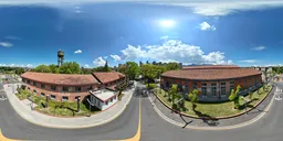 Highsky old building street brick