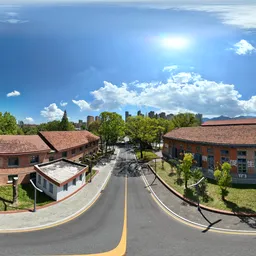 Highsky old building street brick