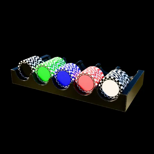 Poker Chips With Holder