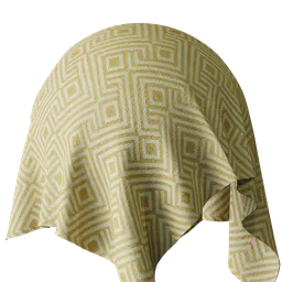 Geometric Gold Jacquard