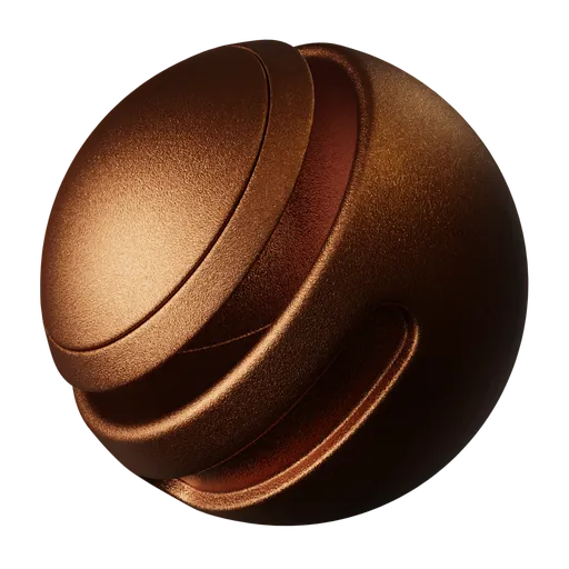Sandblasted dark copper