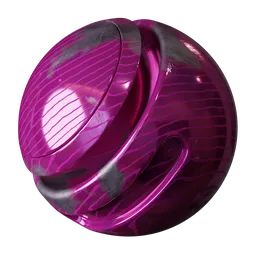 Damaged metal (Purple)