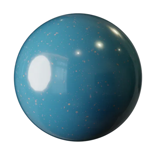 Procedural Glossy Speckled Enamel