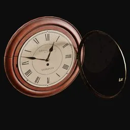 Late 1800s Circular Wall Clock