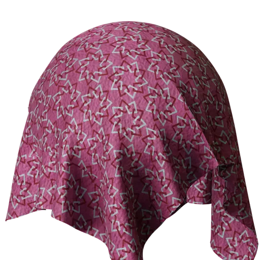 Rose and silver silk brocade