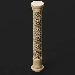 Pillar Stone Floral Knot Narrow