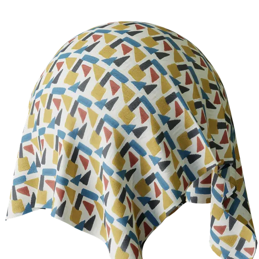 Geometric Multicoloured Embroidery