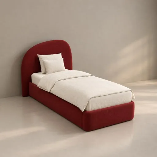 Modern Upholstered Single Bed