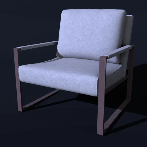 Wide Office Chair Coushined