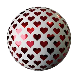 Staggered Heart Wrapping Paper