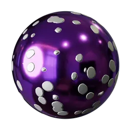 Procedural Dotted Christmas Ornament