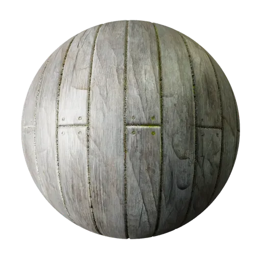 Wood Floor Silver Distressed