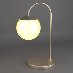 U Shape Globe Shape Light Stand