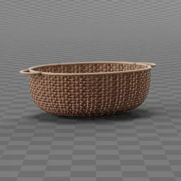 Wooden Basket For Food