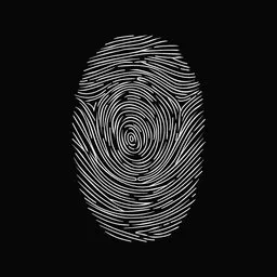 Fingerprint pattern mesh