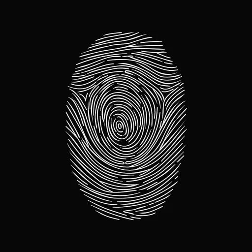 Fingerprint pattern mesh