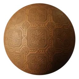 Wallpaper Anaglypta Terracotta