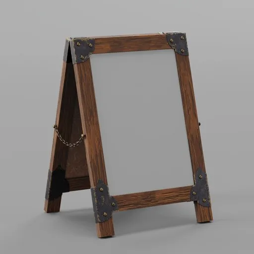 Small Wooden Sign Board