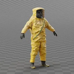 Hazmat Character Rigged