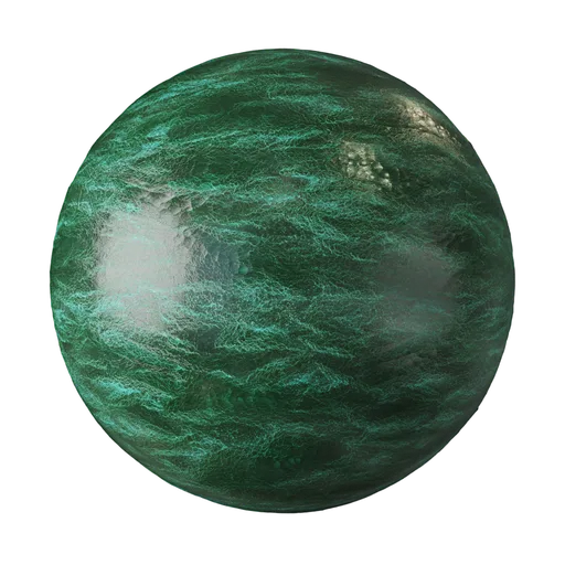 Green crystal glass