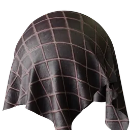 Geometric Purple Velvet