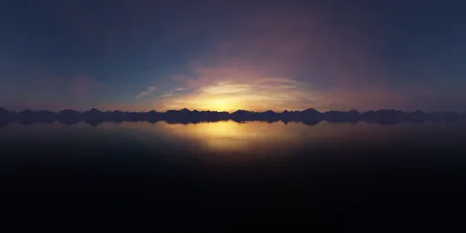 Twilight Color Sky Landscape
