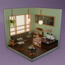 Cozy Iso Coffee Shop