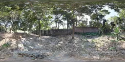 Tranquil Garden with Brick Wall