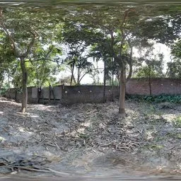 Tranquil Garden with Brick Wall