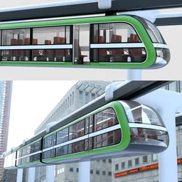 Elevated train concept
