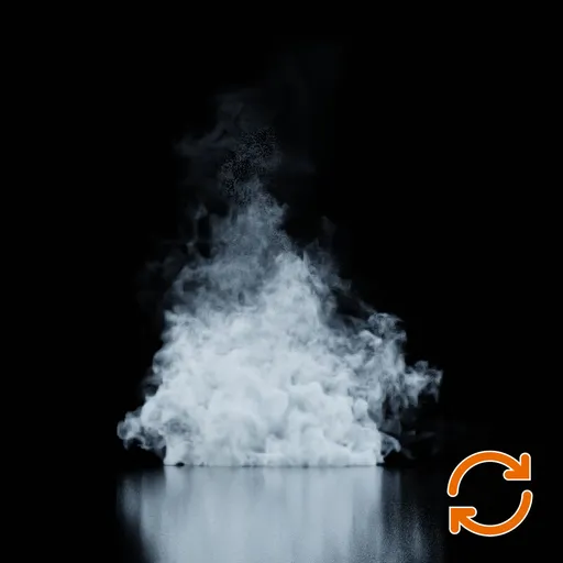 Rising Steam Looped