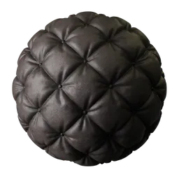 Leather Brown Quilted Old