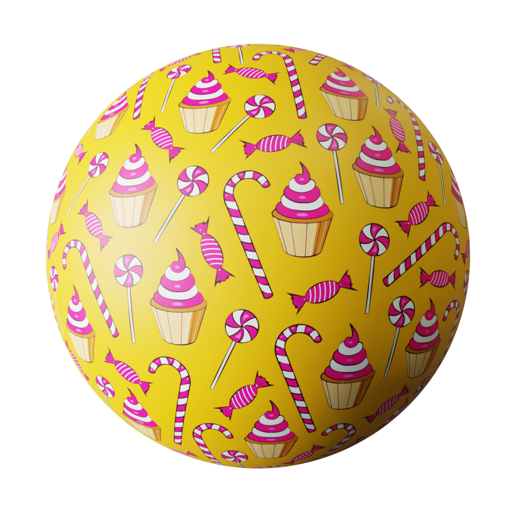 Candy Wrapping Paper 02 FREE 3D paper materials BlenderKit