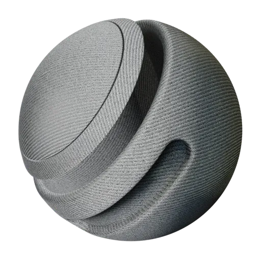 High-quality seamless Twill Cloth Weave texture for PBR shading in Blender 3D, perfect for realistic fabric simulations.