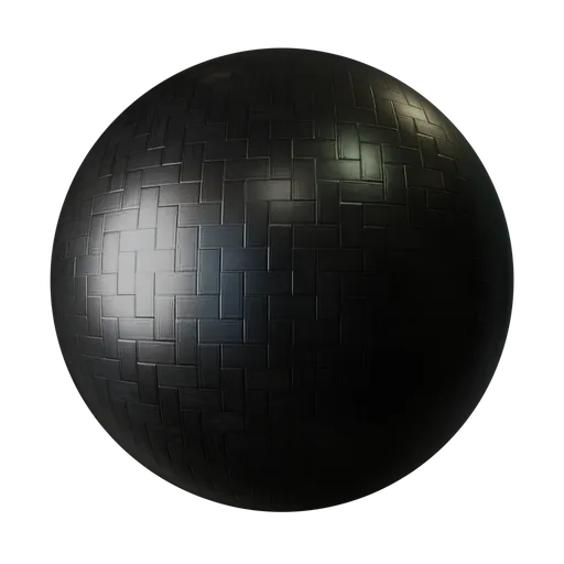 Black Bamboo Weave