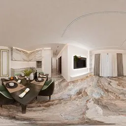 Luxury Dining Room Interior