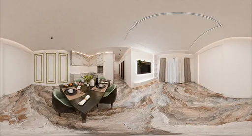 Luxury Dining Room Interior