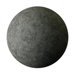 Cracked asphalt