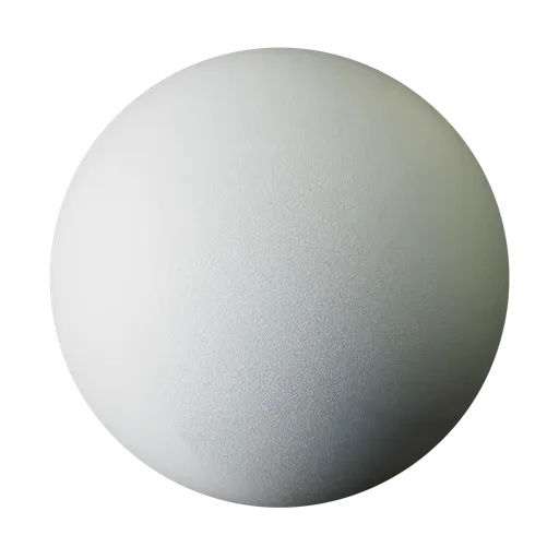 Grained white plastic