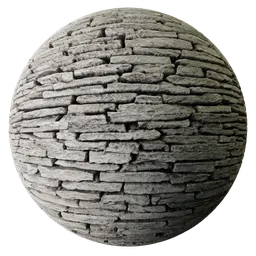 High-quality PBR white brick wall material for 3D rendering in Blender and other 3D software with realistic textures and displacement.