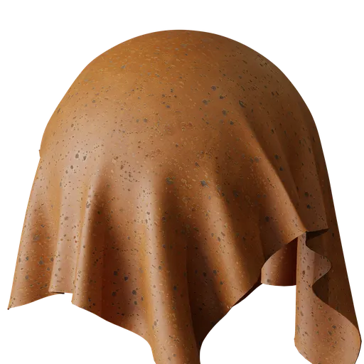 Graphical Orange Velvet