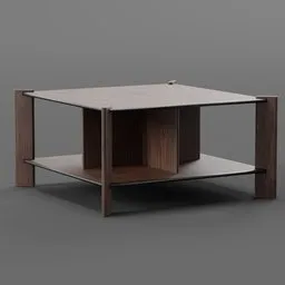 Square coffee table