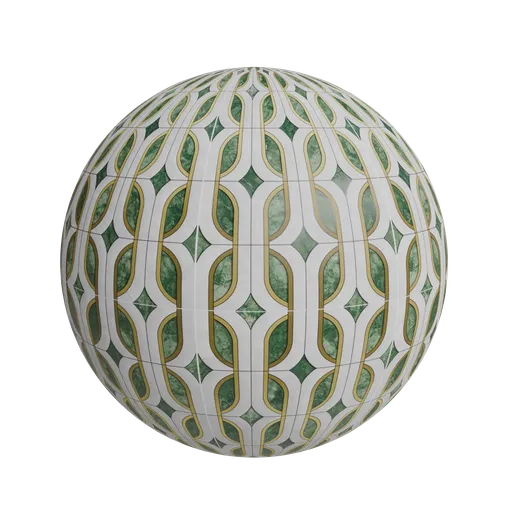 Carrara marble mosaic tile